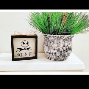 Jack skellington bathroom sign